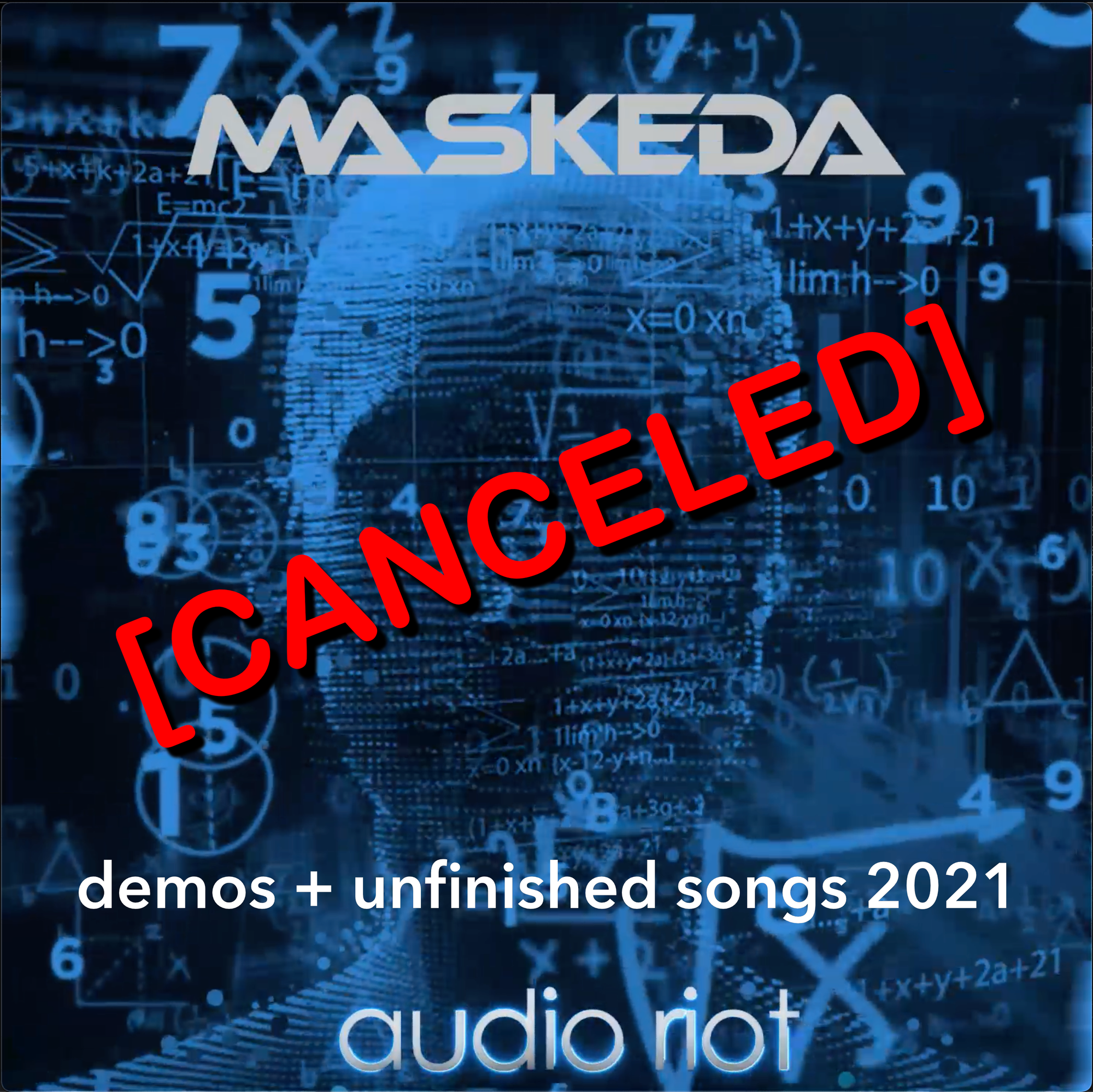 audio riot: demos + unfinished songs 2021 cover art